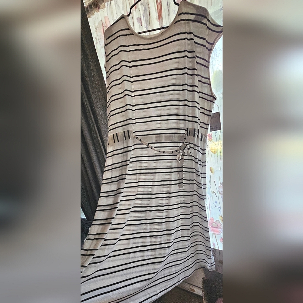 NWT Striped Sleeveless Dress